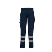 Portwest PW3 Cargo Stretch Pants Slim Fit HiVisTex Pro Tape Cotton Pant PW341-KarWorkwear