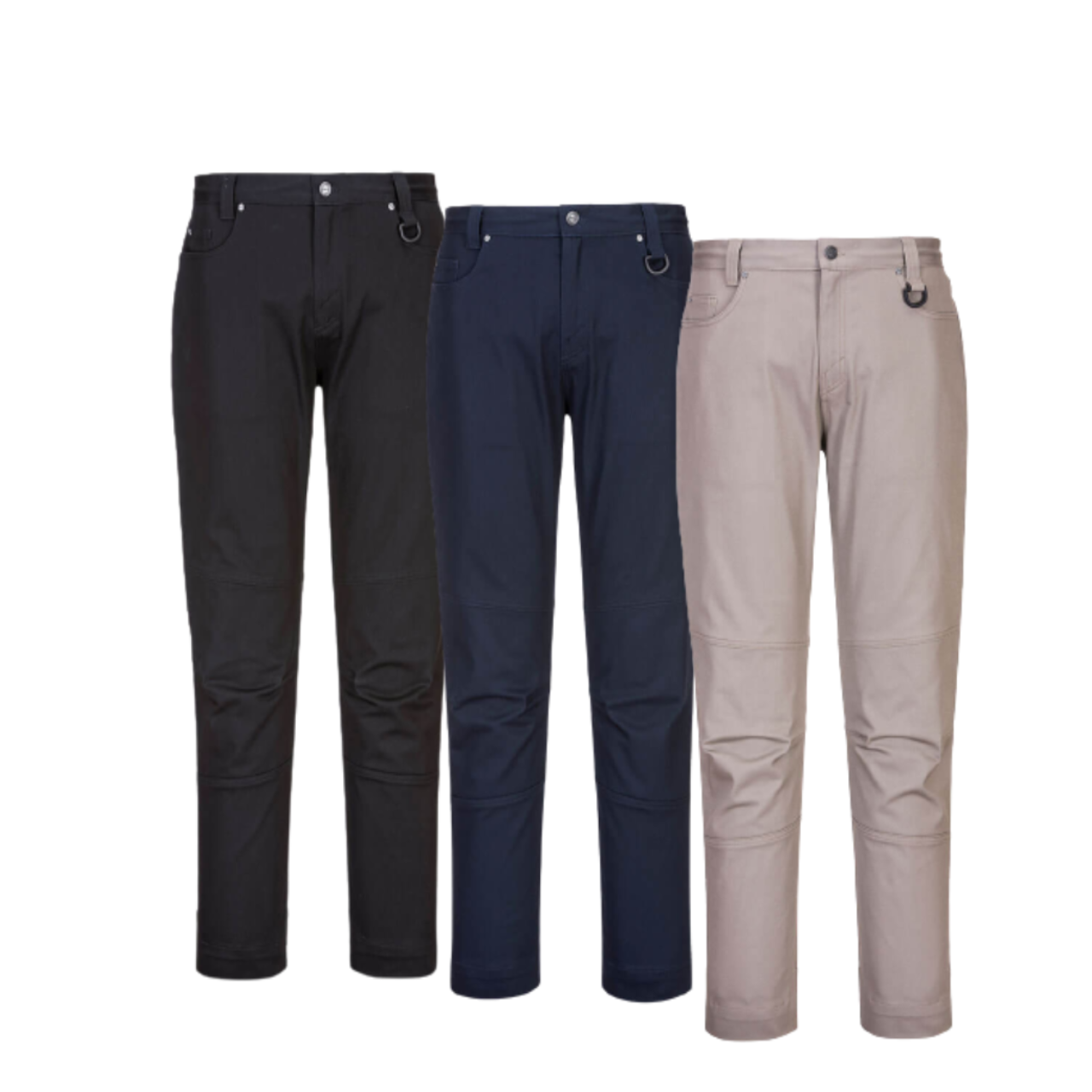 Portwest Slim fit Stretch Work Pants Comfortable Straight Pant MP708-KarWorkwear