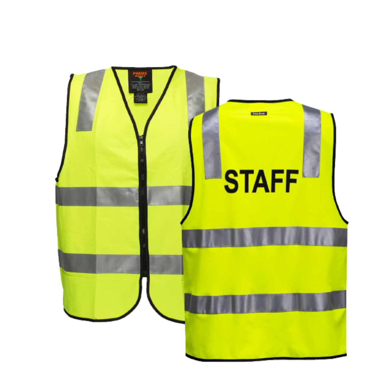 Portwest Staff Zip Vest D/N 2 Tone Hi Vis Reflective Tape Work Safety MZ107-KarWorkwear