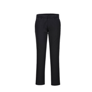 Portwest Stretch Slim Chino Pants Reflective Black Slim Fit Comfy Pant S232-KarWorkwear