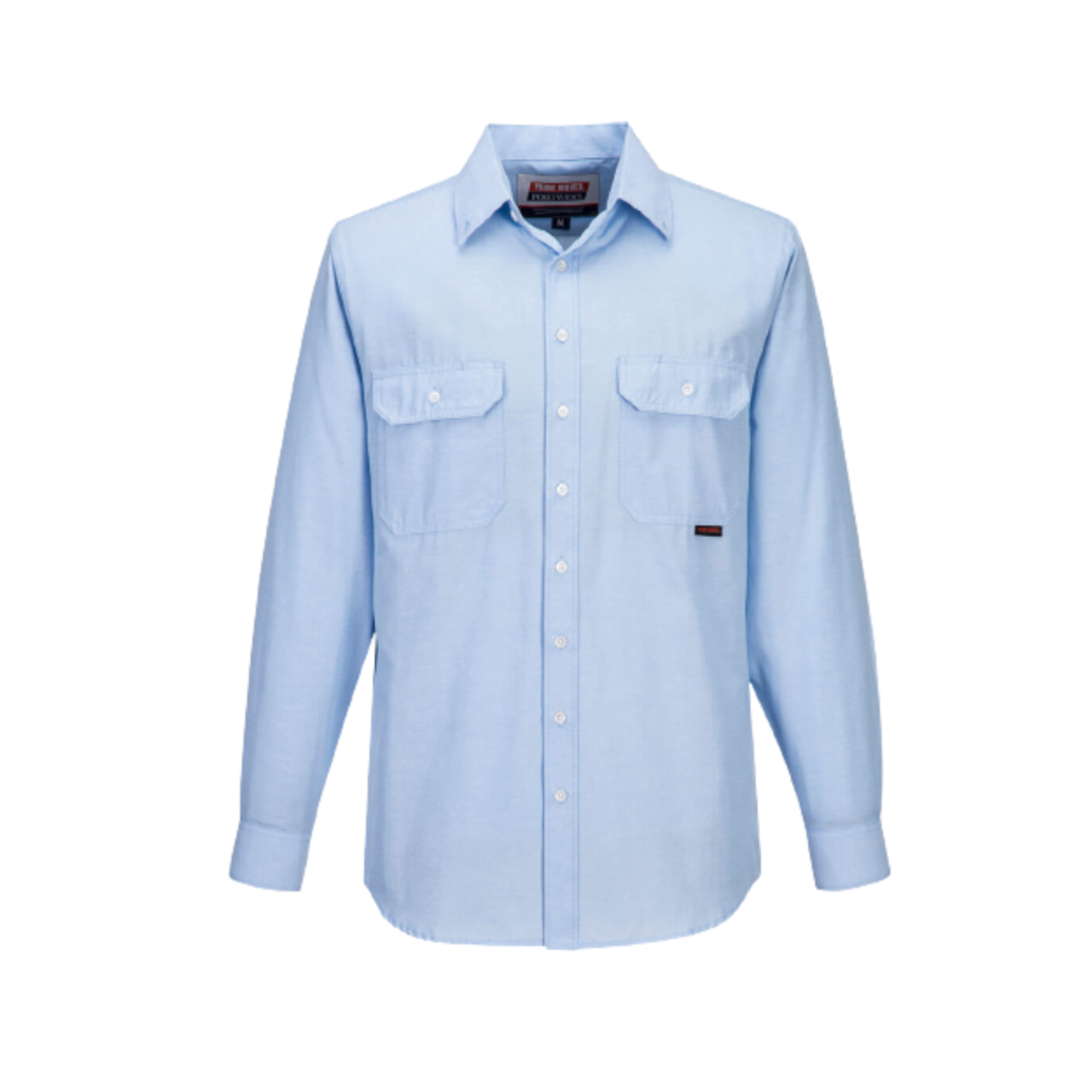 Portwest Sydney Shirt, Long Sleeve, Light Weight Poly Cotton Button Shirt MS868-KarWorkwear