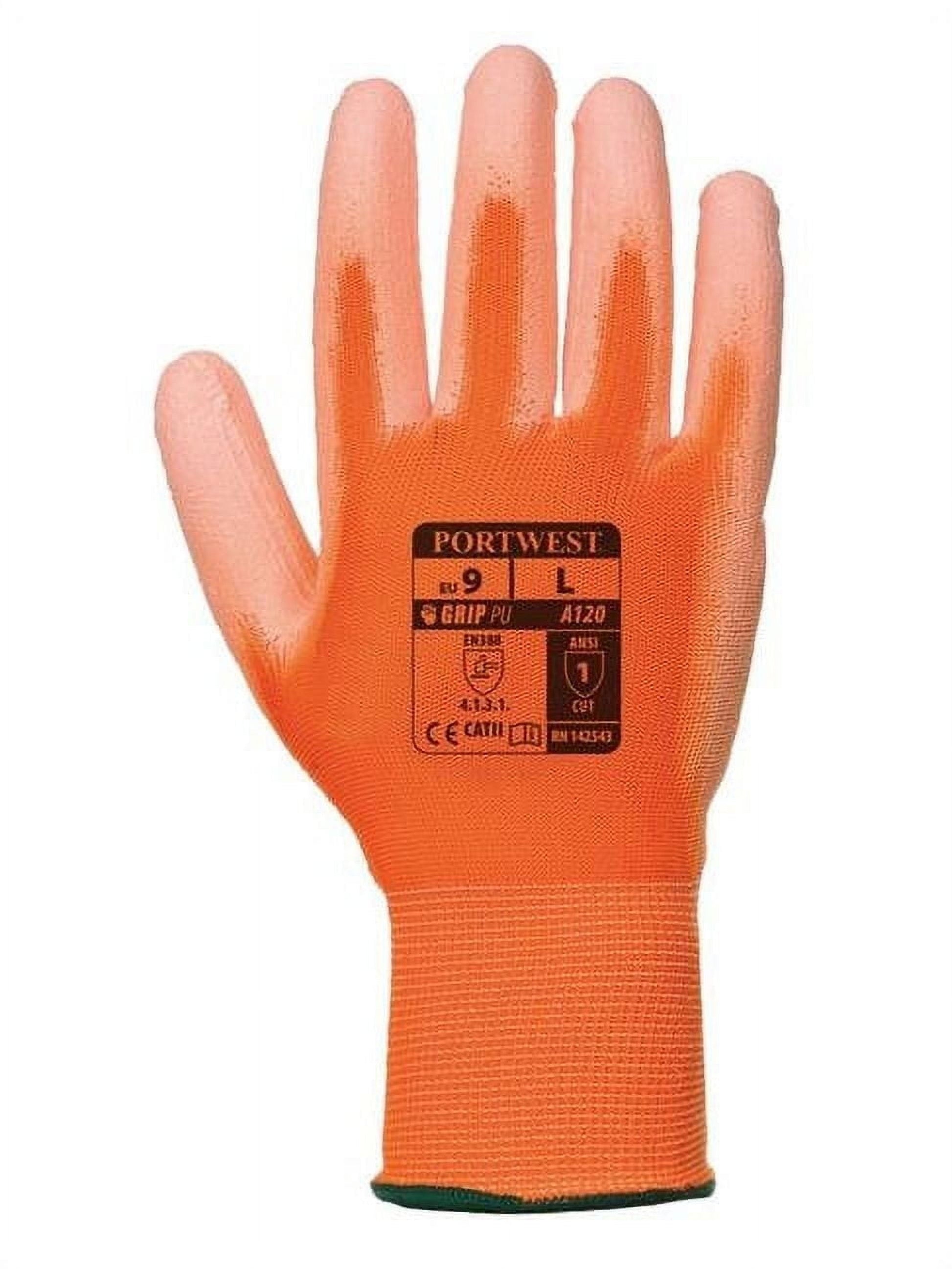 A120 Work Gloves PU Palm Dipped Abrasion and Tear Resistant Pink, Medium-KarWorkwear