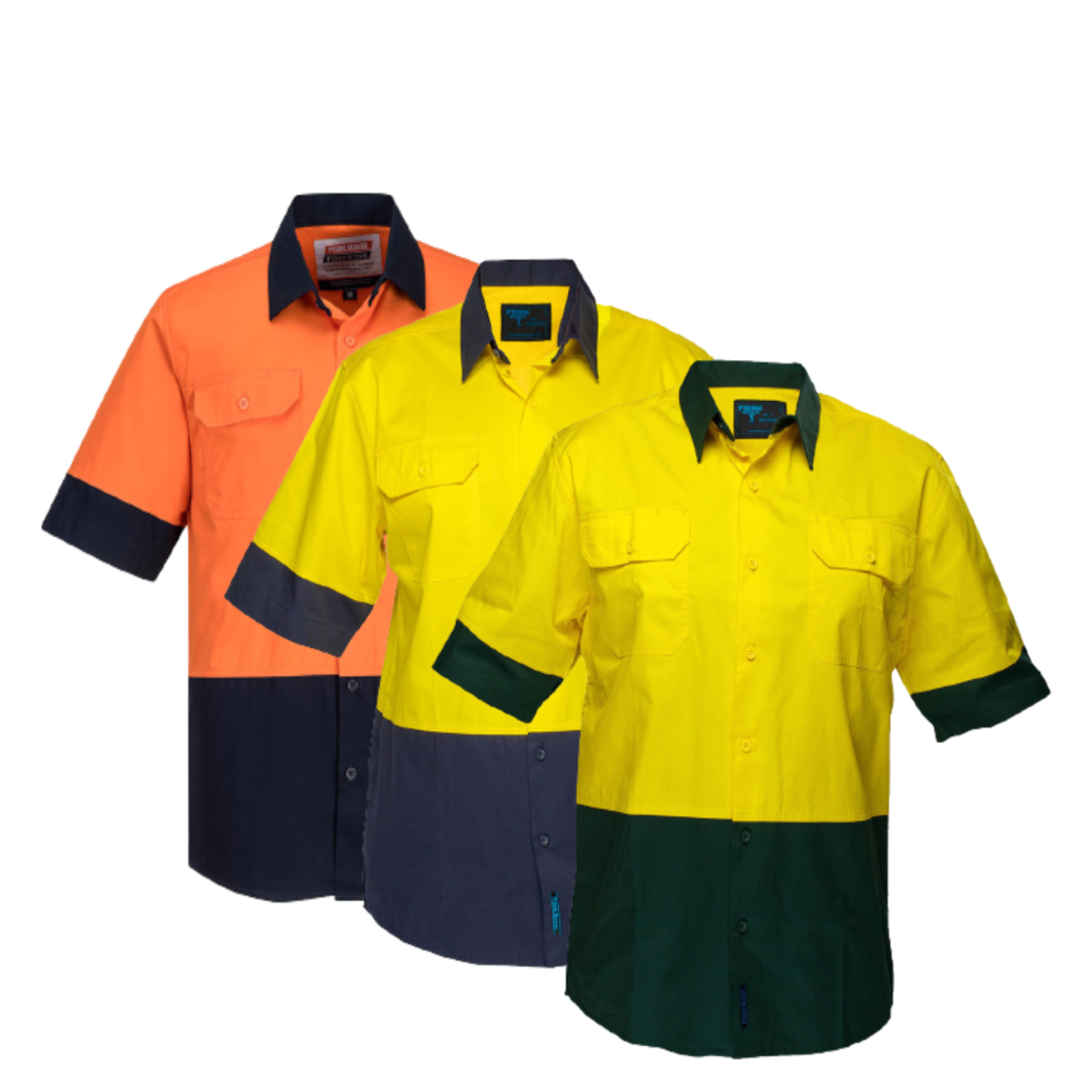 Portwest Hi-Vis Two Tone Lightweight Short Sleeve Shirt Reflecftive Safety MS802-KarWorkwear