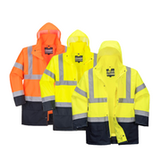 Portwest Essential 5-in-1 Two-Tone Jacket Reflective Taped Work Safety S766-KarWorkwear