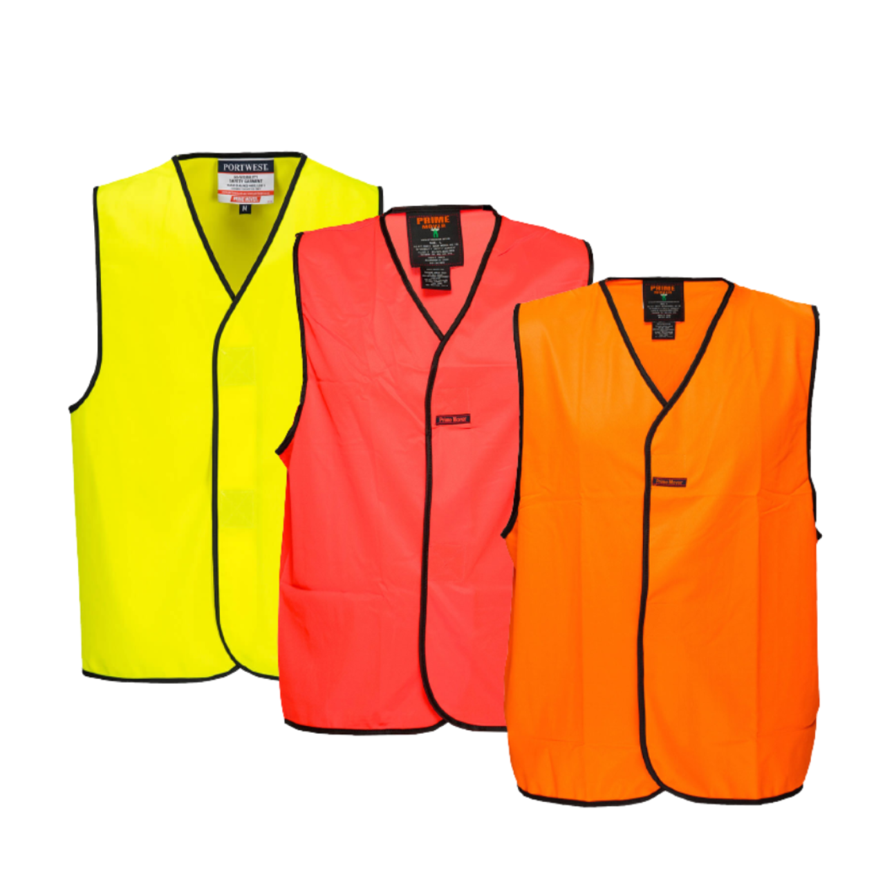 Portwest Hi-Vis Vest Class D Prime Mover Reflective Taped Work Safefy MV116-KarWorkwear