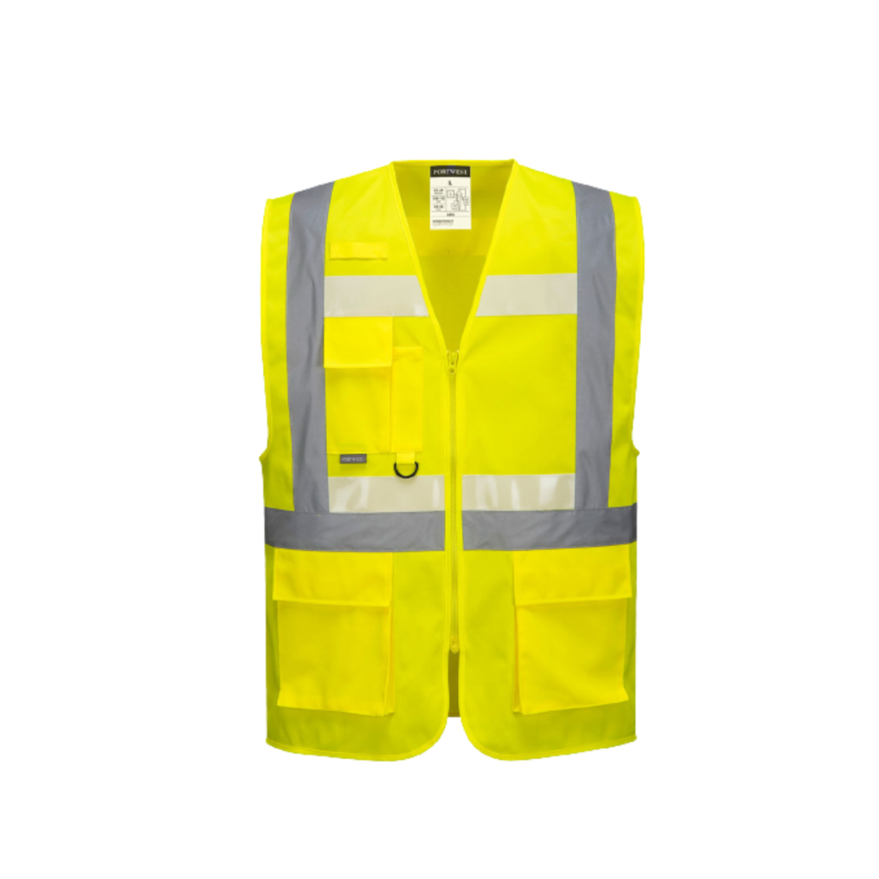 Portwest Glowtex Executive Vest II Hi Vis Reflective Tape Work Safety G456-KarWorkwear