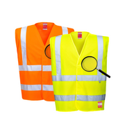 Portwest Hi-Vis Anti Static Vest - Flame Resistant Reflective Work Safety FR71-KarWorkwear
