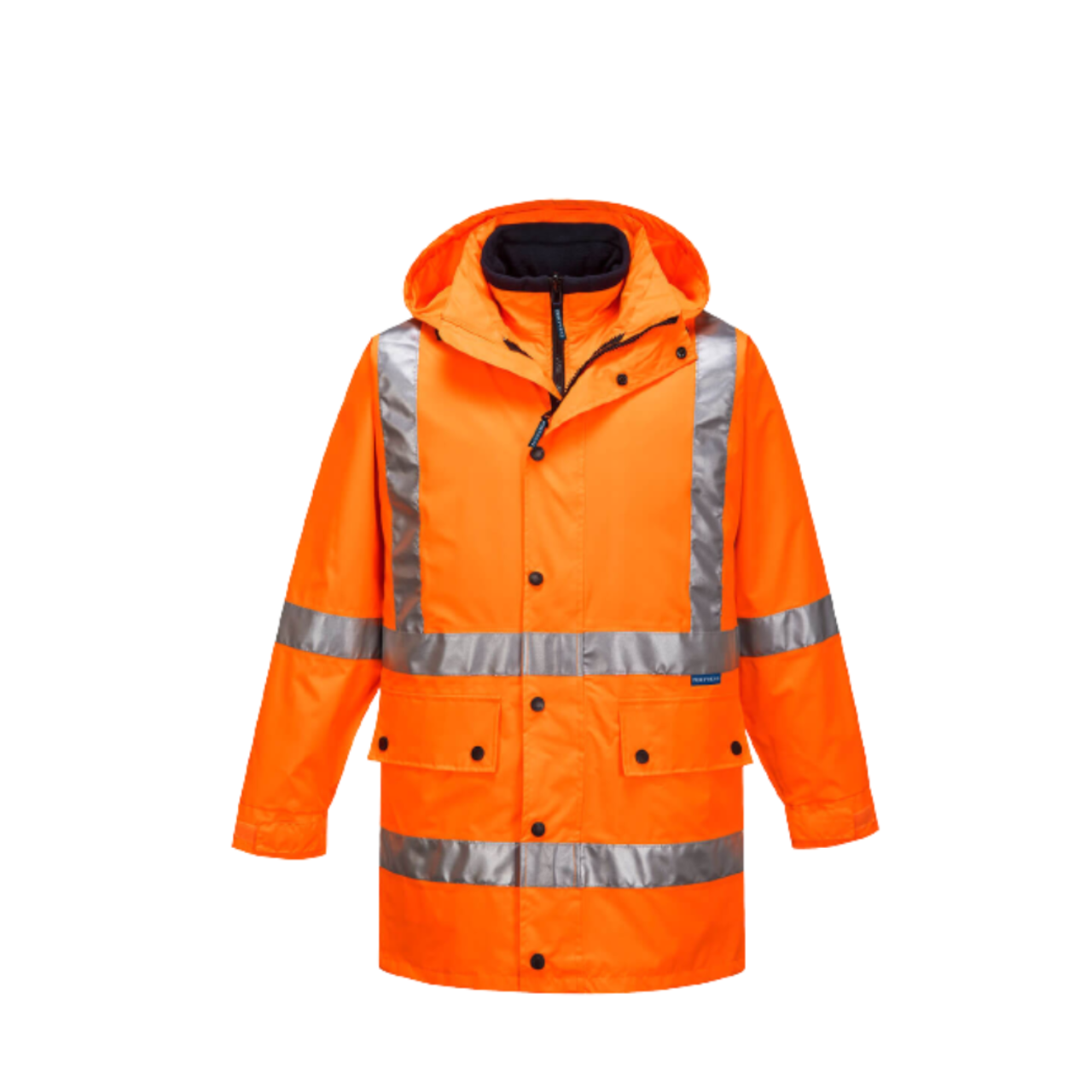 Portwest Max 4-in-1 Rain Jacket with Cross Back Reflective Work Safety MJ331-KarWorkwear