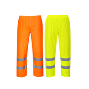 Portwest Mens Hi-Vis Rain Trousers Lightweight Waterproof Work Safety Pants H441-KarWorkwear