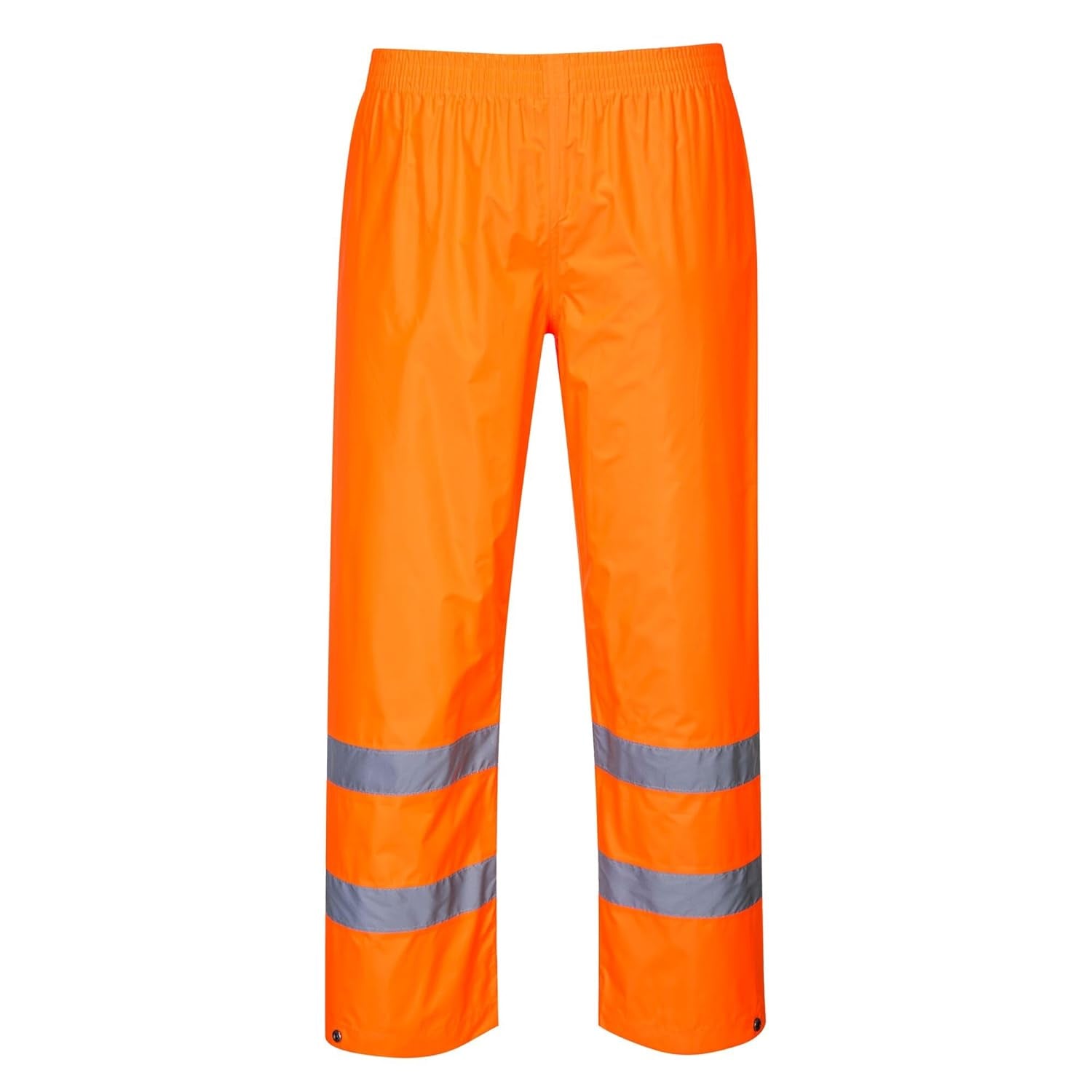 Hi-Vis Rain Trousers Viz Work Cargo Work Pants Reflective Waterproof Rain ANSI E, Yellow, Large