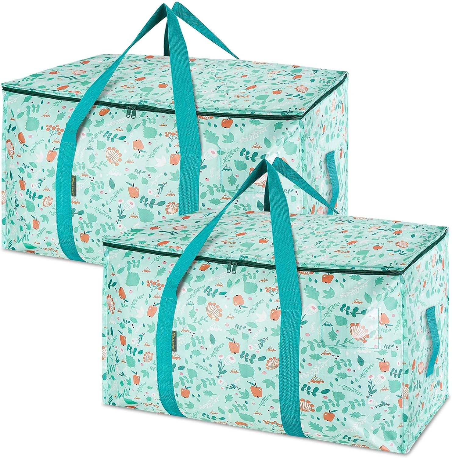 8-Pack Oversized Moving Bags with Reinforced Handles, Heavy-Duty Storage Tote for Clothes, Moving Supplies (Black, 8-Pack)