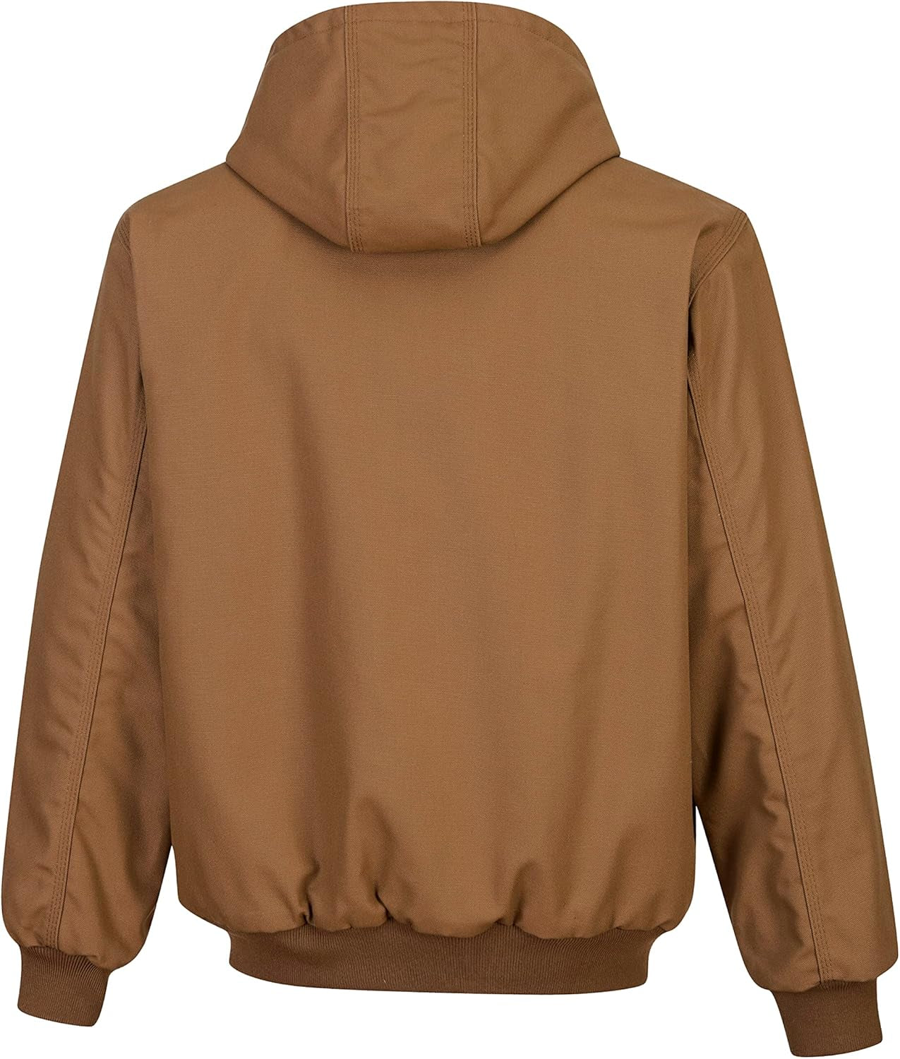 UFR48 Men'S Duck Quilt Lined Flame Resistant Winter Hooded Jacket