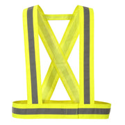 Hi-Vis Strap Visibility Reflective Safety Security Work Suspender Yellow
