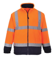 Men'S F301Ornxl Hi-Vis Fleece Jacket, Orange, XL UK