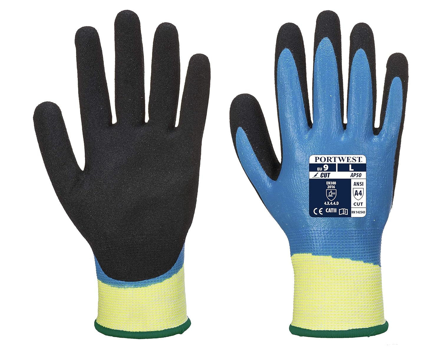 AP50 Aqua Cut Pro Glove Blue/Black, Large