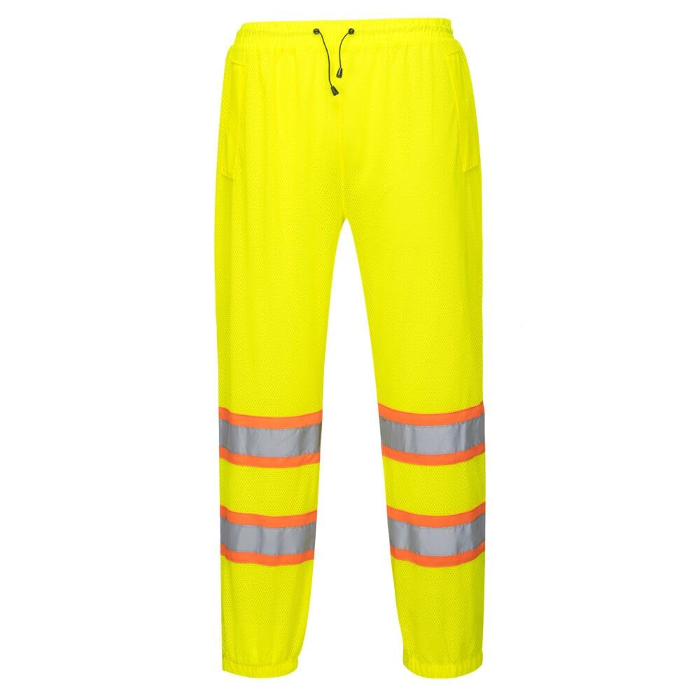 US386 Hi Vis Safety Work Mesh over Pants with Reflective Tape ANSI, SM