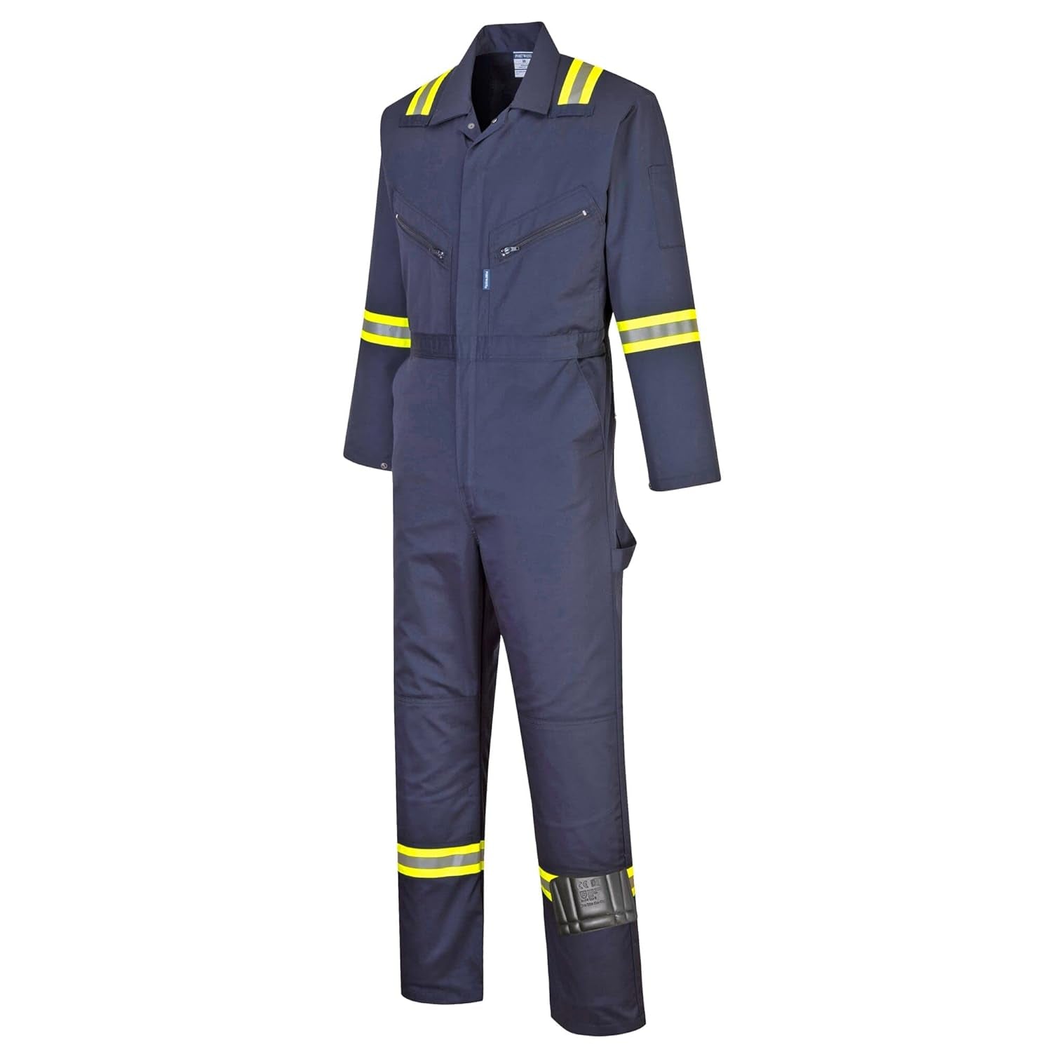 F128 Iona Xtra Reflective Coverall Navy, 6X-Large