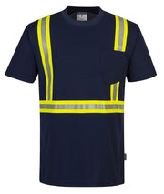 F131 Iona Xtra Enhanced Visibility T-Shirt Navy, 6X-Large