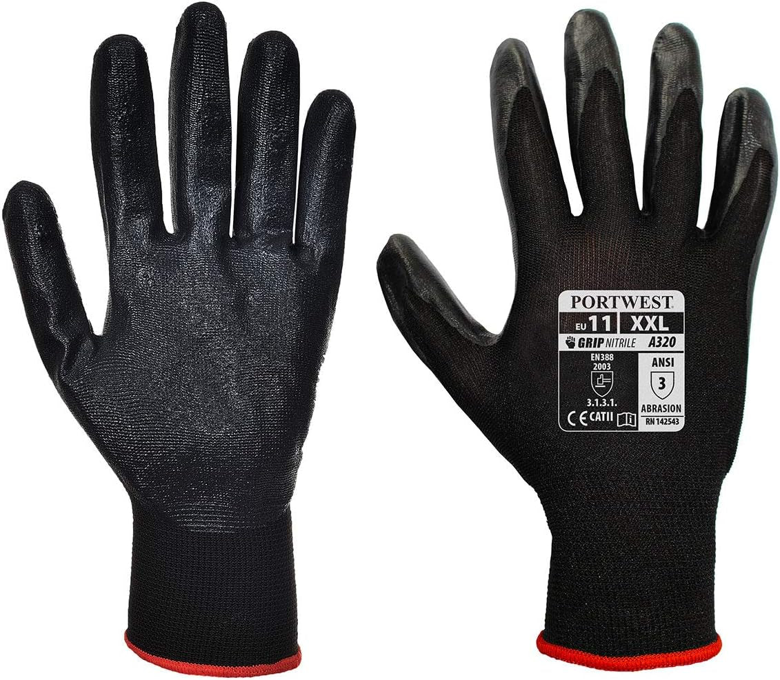 Dexti-Grip Glove Handling Work Protective Safety Grip Resistant ANSI 105, X Large