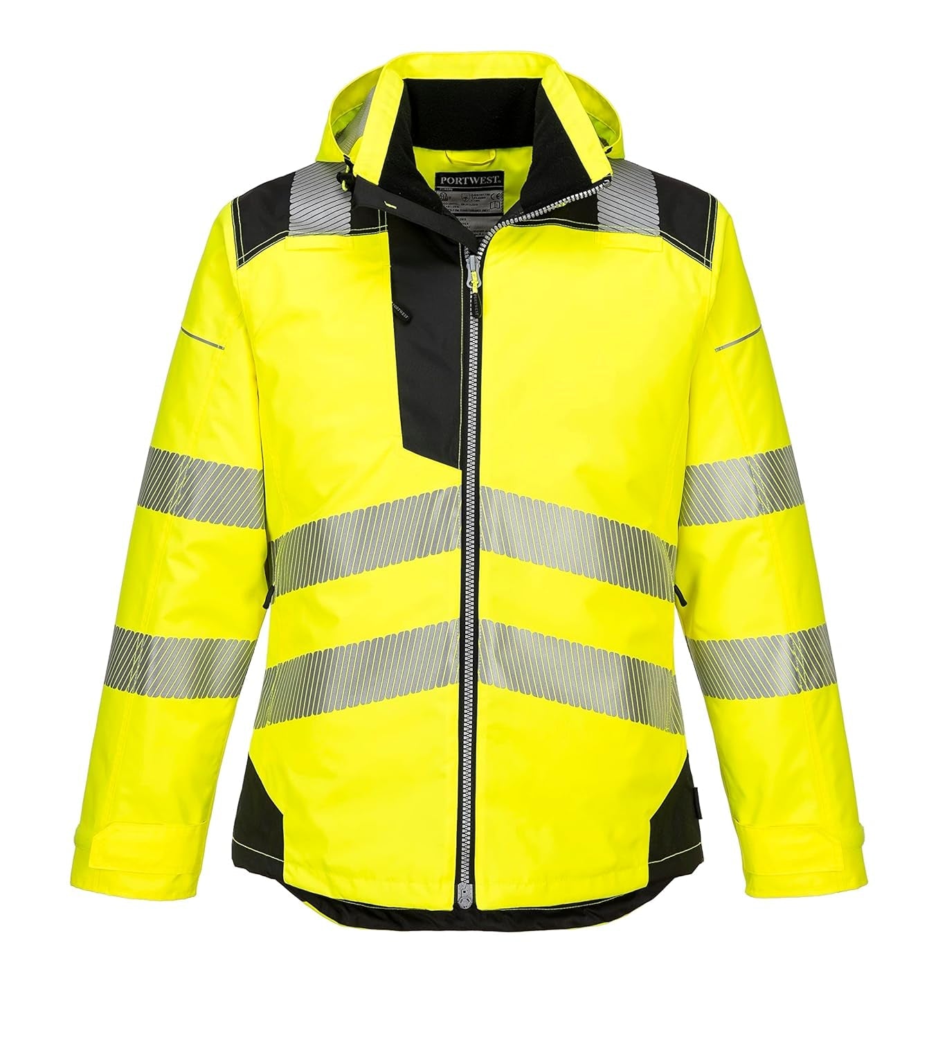 PW3 Hi-Vis Winter Jacket Work Safety Protective Reflective Waterproof Coat ANSI 3, XXL