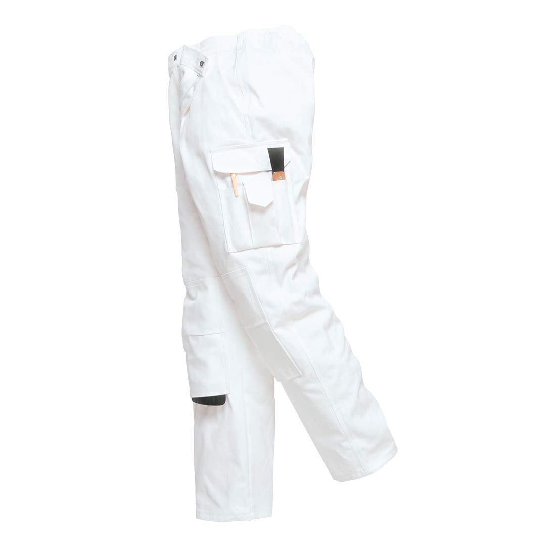 Painters Trousers Work Pants Protection Protect Overall Decorator Paint, XXL White