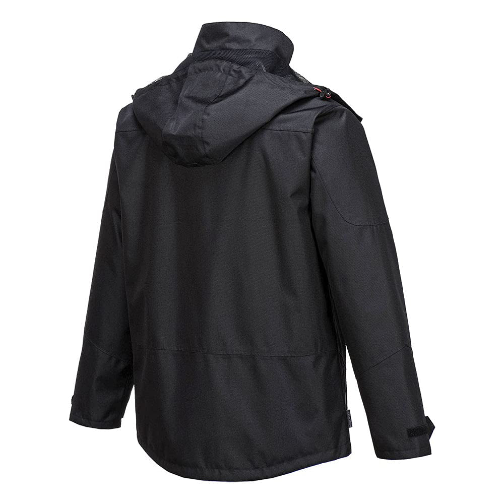 S555 Outcoach Waterproof Breathable Protective Jacket Black, 4X-Large