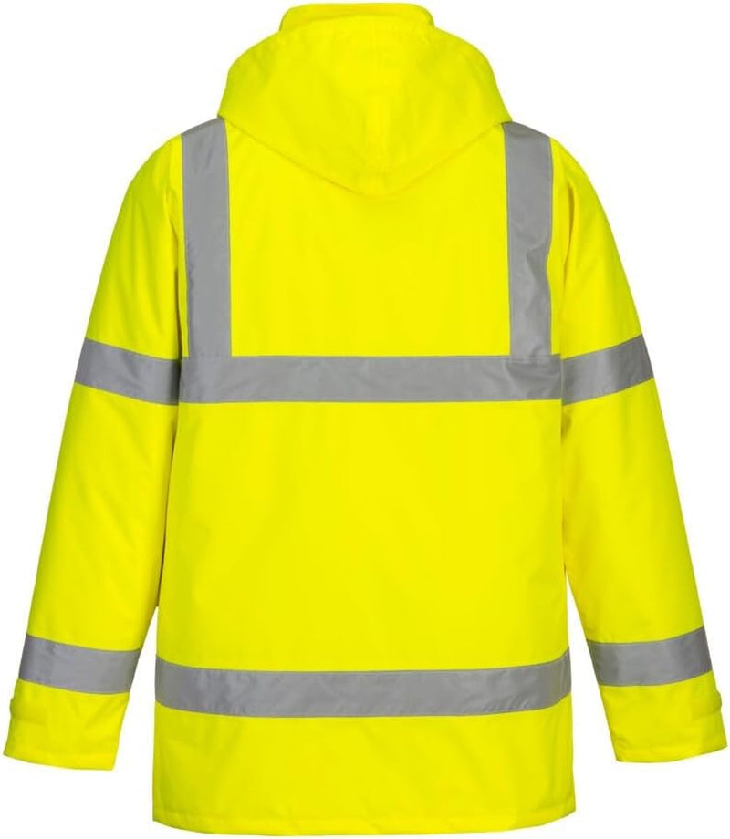 US460 Hi-Vis Waterproof Rain Traffic Jacket Yellow, 6X-Large