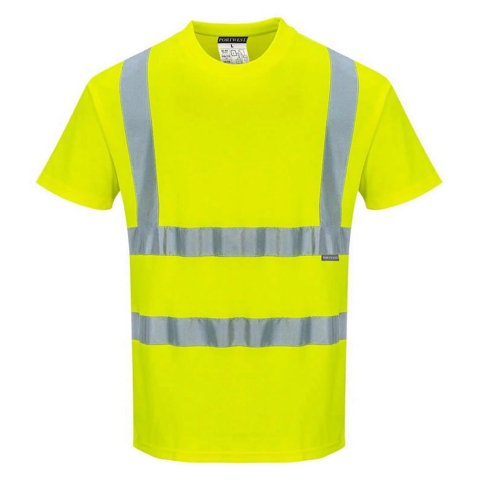 S170 Cotton Comfort Short Sleeve T-Shirt Yellow Tall, X-Large-KarWorkwear