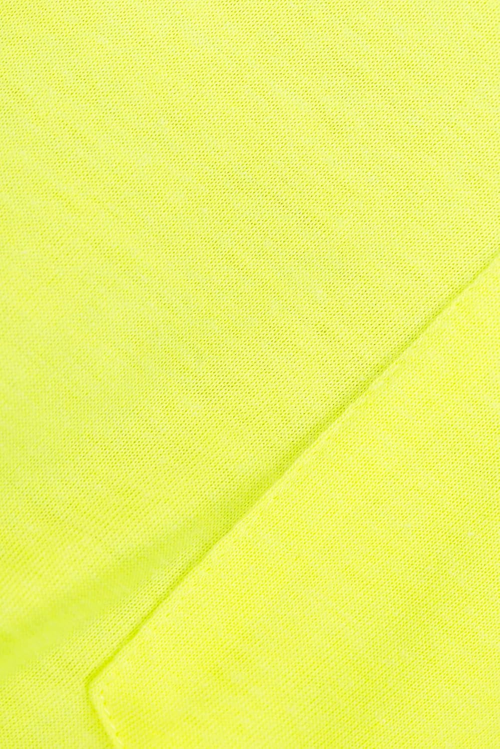 S577 Men'S Hi Vis Lightweight Cotton Blend Short Sleeve T-Shirt Yellow, 5X-Large