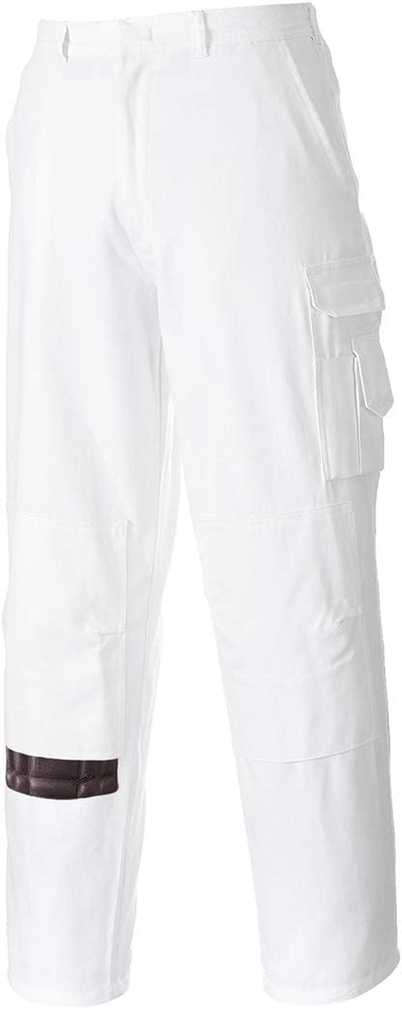 Painters Trousers Work Pants Protection Protect Overall Decorator Paint, Small White