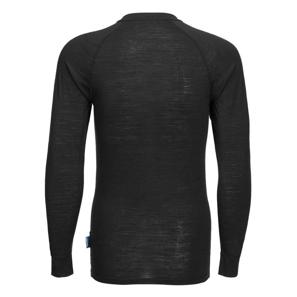 Adult Merino Wool Crew Neck Long-Sleeved Thermal Top-KarWorkwear
