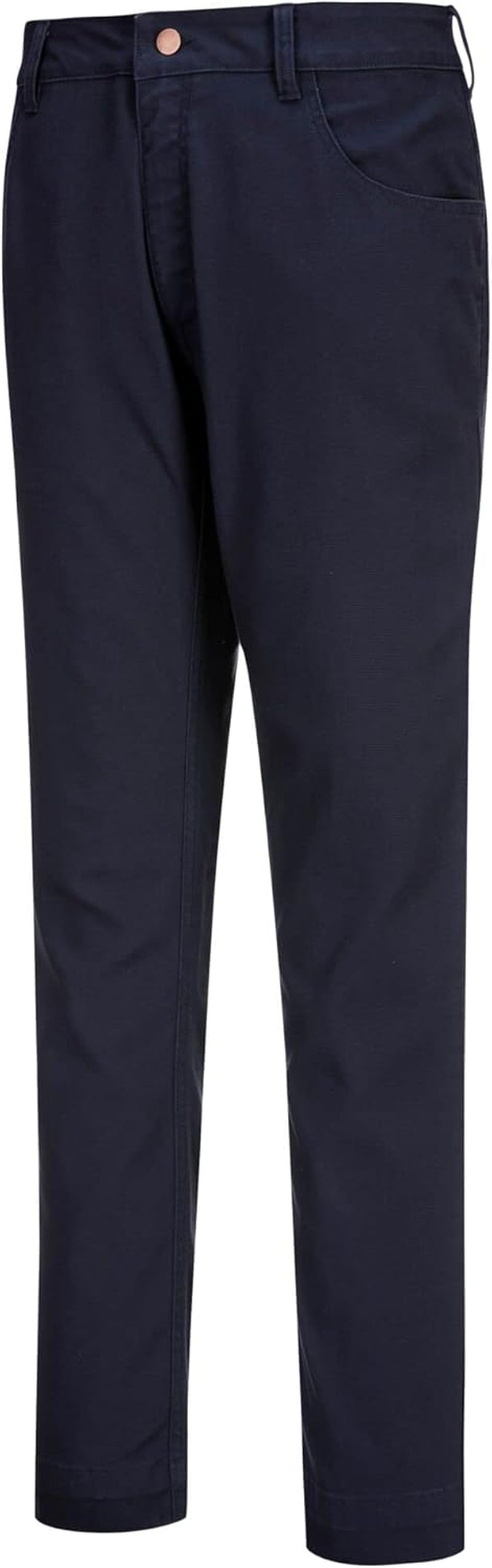 FR404 Men'S Flame Resistant Slim Fit Comfort FR Stretch Work Pants Navy, 34