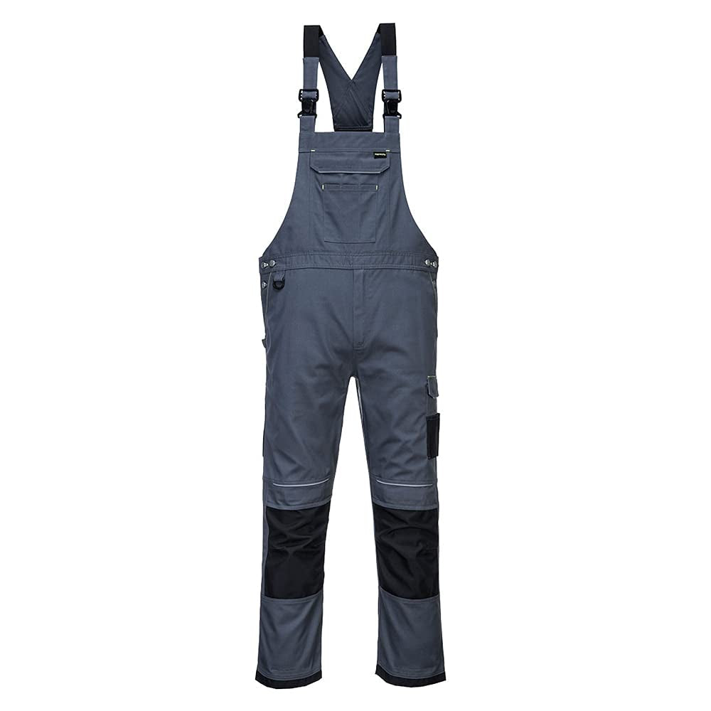 PW3 Work Bib and Brace, Size: XXXL, Colour: Zoom Grey/Black, PW346ZBRXXXL