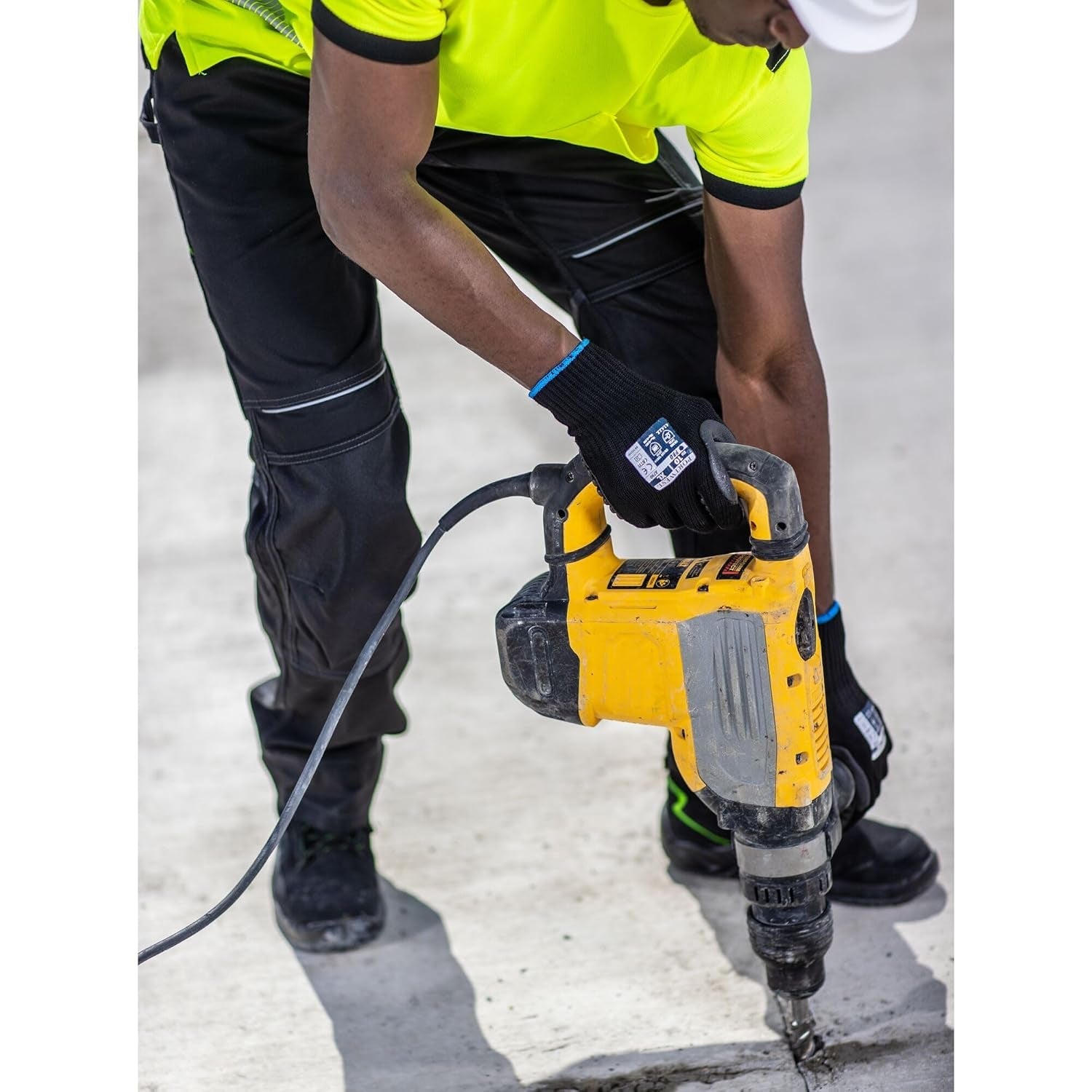 A790 anti Vibration Glove Black, X-Large