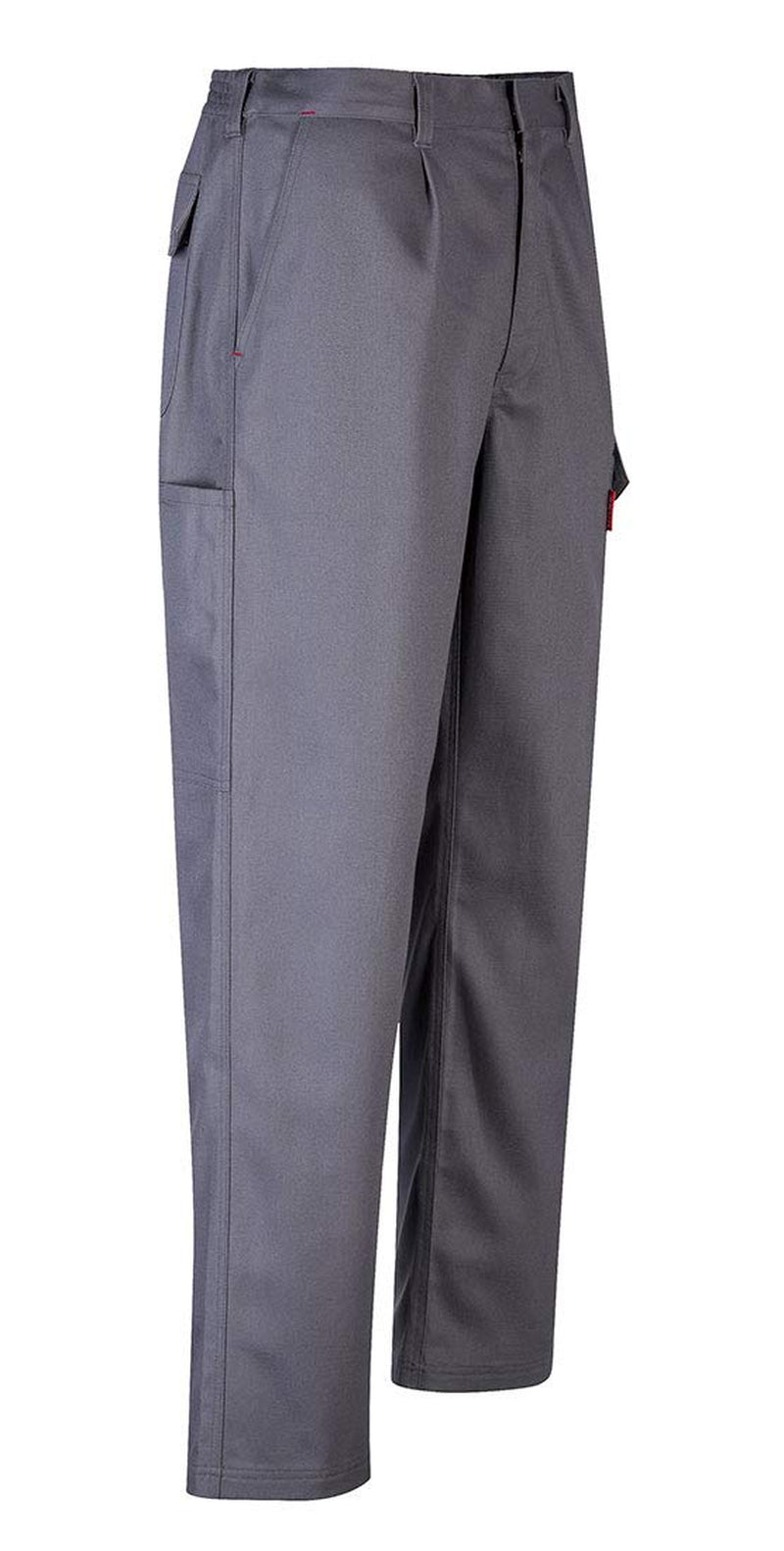BZ31 Mens Safety Cargo Pants in Flame Resistant Bizweld ASTM NFPA, Gray, 3 XLT