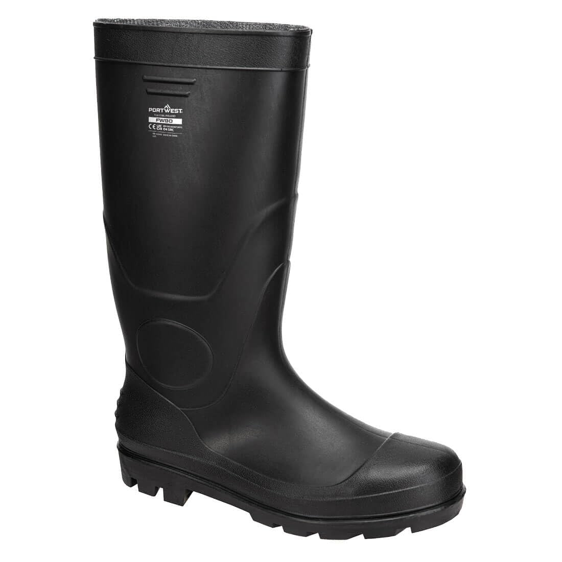 FW90 PVC Waterproof O4 Wellington Black, 43