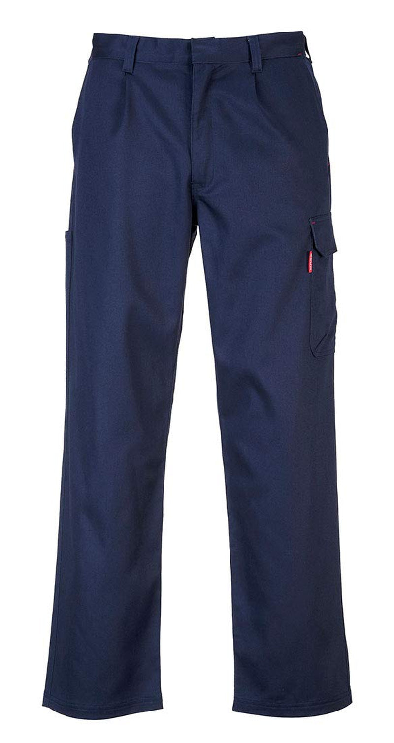 BZ31 Mens Safety Cargo Pants in Flame Resistant Bizweld ASTM NFPA, Navy, 6XLR