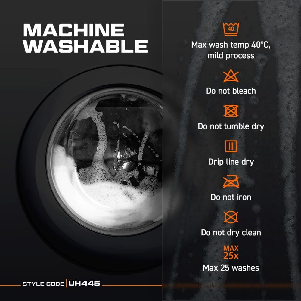 UH445 Men'S Classic Raincoat Waterproof Hi Vis Reflective Long Rain Jacket ANSI Class 3 Yellow